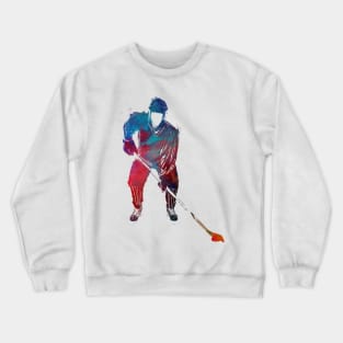 hockey player #hockey #sport Crewneck Sweatshirt